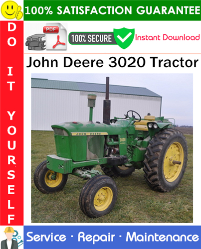 Thumbnail John Deere 3020 Tractor Service Repair Manual PDF Download ◆ Thumbnail John Deere 3020 Tractor Service Repair Manual PDF Download ◆
