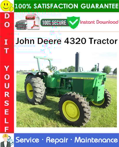 Thumbnail John Deere 4320 Tractor Service Repair Manual PDF Download ◆