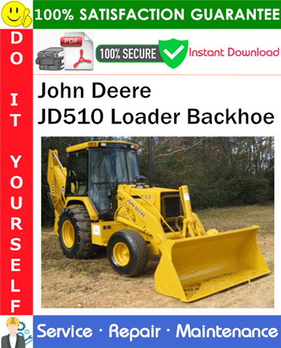 Thumbnail John Deere JD510 Loader Backhoe Service Repair Manual PDF Download ◆