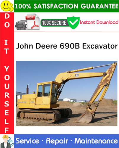 Thumbnail John Deere 690B Excavator Service Repair Manual PDF Download ◆