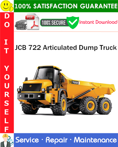 Thumbnail JCB 722 Articulated Dump Truck Service Repair Manual PDF Download ◆ Thumbnail JCB 722 Articulated Dump Truck Service Repair Manual PDF Download ◆