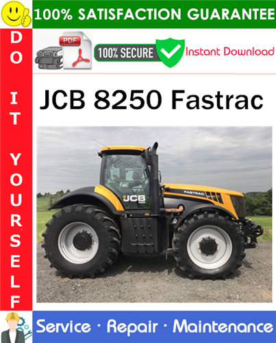 Thumbnail JCB 8250 Fastrac Service Repair Manual PDF Download ◆