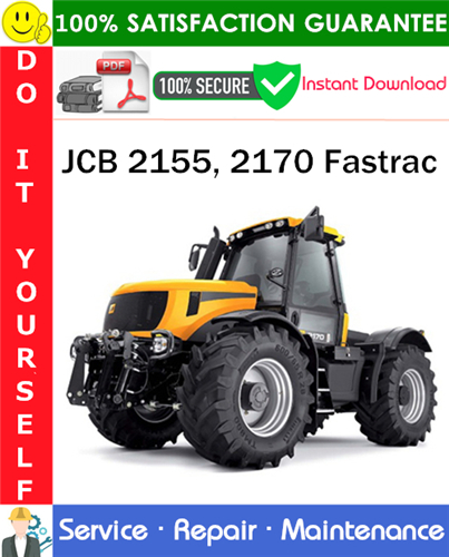 Thumbnail JCB 2155, 2170 Fastrac Service Repair Manual PDF Download ◆