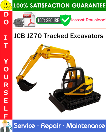 Thumbnail JCB JZ70 Tracked Excavators Service Repair Manual PDF Download ◆ Thumbnail JCB JZ70 Tracked Excavators Service Repair Manual PDF Download ◆