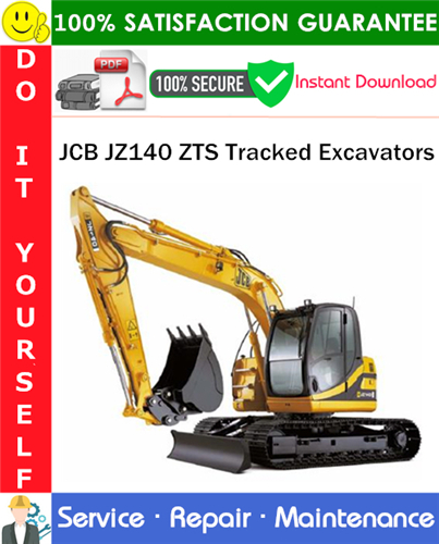 Thumbnail JCB JZ140 ZTS Tracked Excavators Service Repair Manual PDF Download ◆ Thumbnail JCB JZ140 ZTS Tracked Excavators Service Repair Manual PDF Download ◆