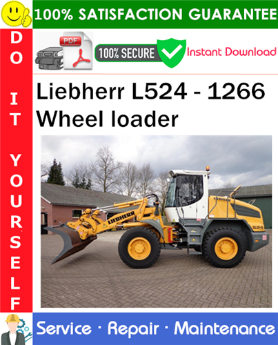 Thumbnail Liebherr L524 - 1266 Wheel loader Service Repair Manual PDF Download ◆ Thumbnail Liebherr L524 - 1266 Wheel loader Service Repair Manual PDF Download ◆