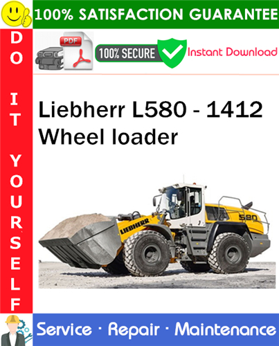 Thumbnail Liebherr L580 - 1412 Wheel loader Service Repair Manual PDF Download ◆