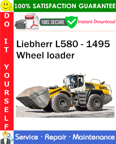 Thumbnail Liebherr L580 - 1495 Wheel loader Service Repair Manual PDF Download ◆