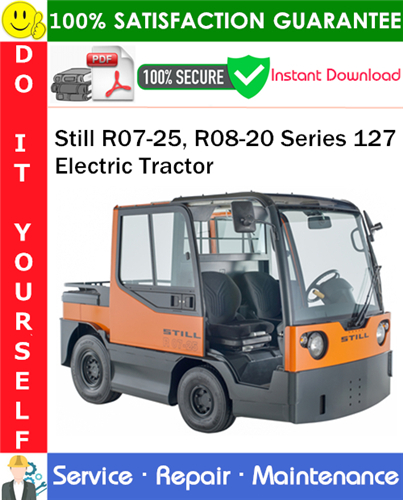 Thumbnail Still R07-25, R08-20 Series 127 Electric Tractor Service Repair Manual PDF Download ◆ Thumbnail Still R07-25, R08-20 Series 127 Electric Tractor Service Repair Manual PDF Download ◆