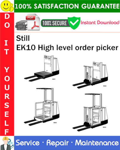 Thumbnail Still EK10 High level order picker Service Repair Manual PDF Download ◆ Thumbnail Still EK10 High level order picker Service Repair Manual PDF Download ◆