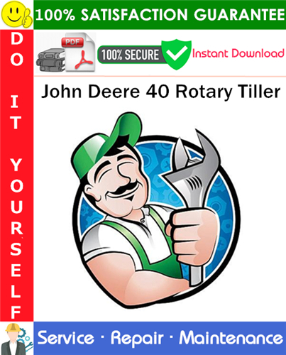 Thumbnail John Deere 40 Rotary Tiller Service Repair Manual PDF Download ◆ Thumbnail John Deere 40 Rotary Tiller Service Repair Manual PDF Download ◆