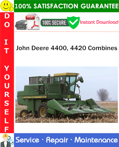 Thumbnail John Deere 4400, 4420 Combines Service Repair Manual PDF Download ◆ Thumbnail John Deere 4400, 4420 Combines Service Repair Manual PDF Download ◆