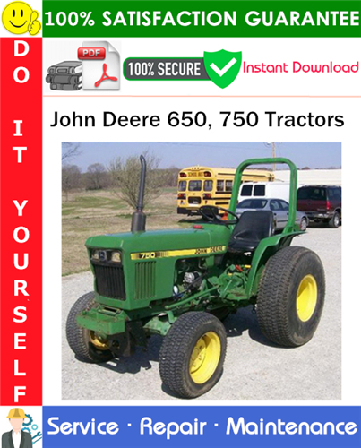 Thumbnail John Deere 650, 750 Tractors Service Repair Manual PDF Download ◆ Thumbnail John Deere 650, 750 Tractors Service Repair Manual PDF Download ◆