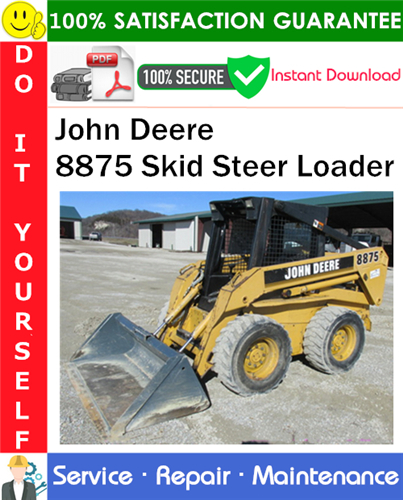 Thumbnail John Deere 8875 Skid Steer Loader Service Repair Manual PDF Download ◆