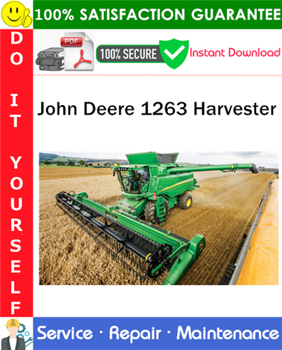 Thumbnail John Deere 1263 Harvester Service Repair Manual PDF Download ◆