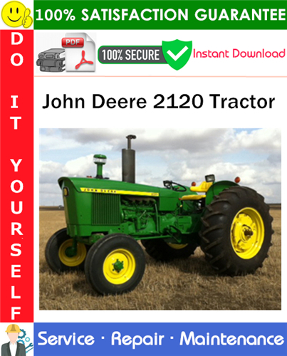 Thumbnail John Deere 2120 Tractor Service Repair Manual PDF Download ◆