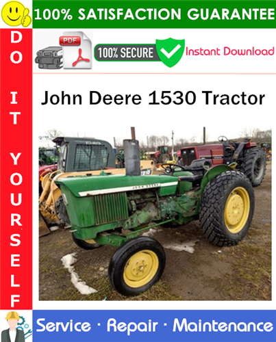Thumbnail John Deere 1530 Tractor Service Repair Manual PDF Download ◆