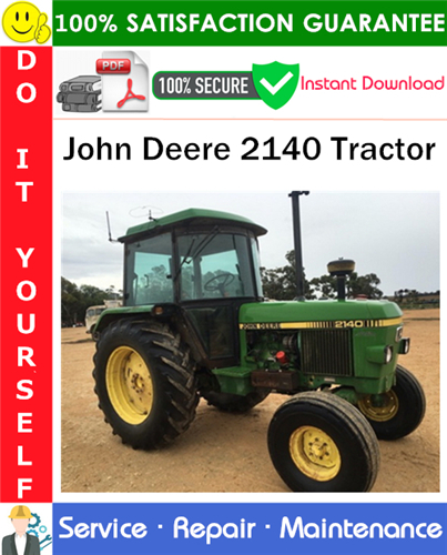 Thumbnail John Deere 2140 Tractor Service Repair Manual PDF Download ◆
