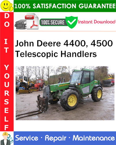 Thumbnail John Deere 4400, 4500 Telescopic Handlers Service Repair Manual PDF Download ◆