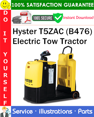 Thumbnail Hyster T5ZAC (B476) Electric Tow Tractor Parts Manual PDF Download ◆