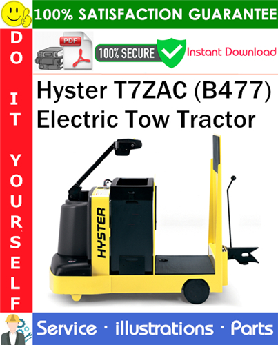 Thumbnail Hyster T7ZAC (B477) Electric Tow Tractor Parts Manual PDF Download ◆