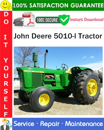 Product picture John Deere 5010-I Tractor Service Repair Manual PDF Download ◆