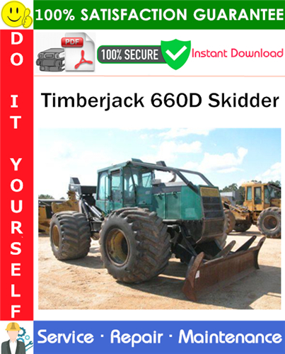 Product picture Timberjack 660D Skidder Service Repair Manual PDF Download (S/N: 10EC1211 and UP) ◆