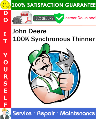 Product picture John Deere 100K Synchronous Thinner Service Repair Manual PDF Download ◆