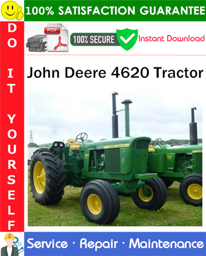 Product picture John Deere 4620 Tractor Service Repair Manual PDF Download ◆