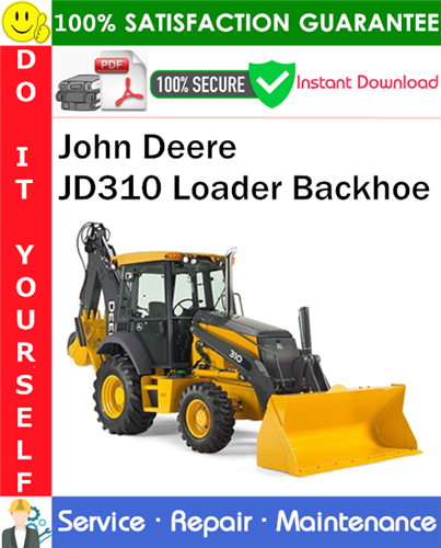 Product picture John Deere JD310 Loader Backhoe Service Repair Manual PDF Download ◆