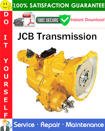 Product picture JCB Transmission Service Repair Manual PDF Download ◆