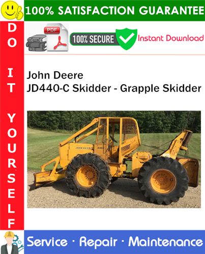 Product picture John Deere JD440-C Skidder - Grapple Skidder Service Repair Manual PDF Download ◆