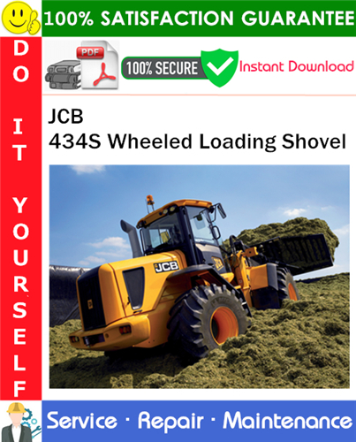 Product picture JCB 434S Wheeled Loading Shovel Service Repair Manual PDF Download ◆