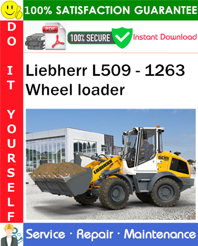 Product picture Liebherr L509 - 1263 Wheel loader Service Repair Manual PDF Download ◆