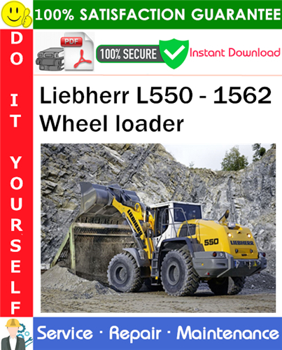 Product picture Liebherr L550 - 1562 Wheel loader Service Repair Manual PDF Download ◆