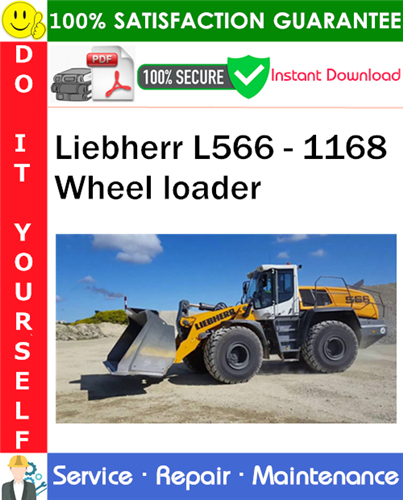 Product picture Liebherr L566 - 1168 Wheel loader Service Repair Manual PDF Download ◆