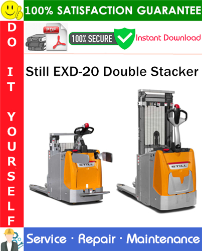 Product picture Still EXD-20 Double Stacker Service Repair Manual PDF Download ◆