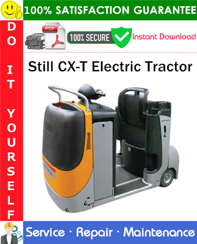 Product picture Still CX-T Electric Tractor Service Repair Manual PDF Download ◆