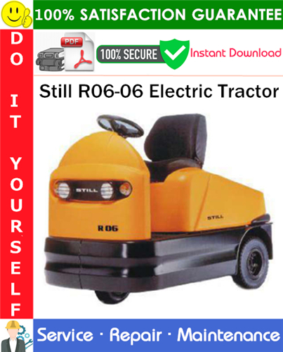 Product picture Still R06-06 Electric Tractor Service Repair Manual PDF Download ◆