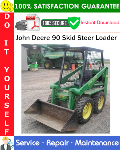 Product picture John Deere 90 Skid Steer Loader Service Repair Manual PDF Download ◆