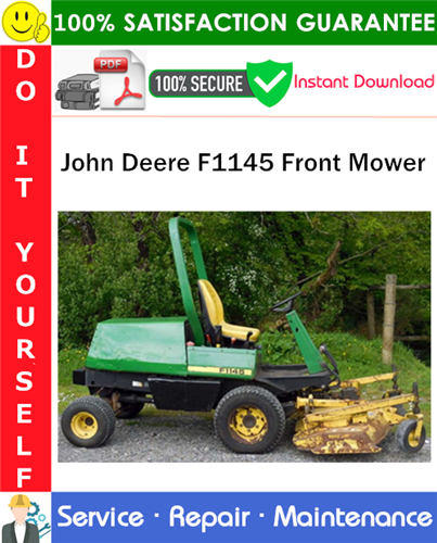 Product picture John Deere F1145 Front Mower Service Repair Manual PDF Download ◆