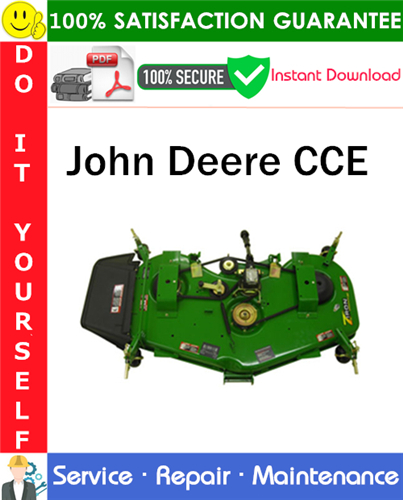 Product picture John Deere CCE Service Repair Manual PDF Download ◆