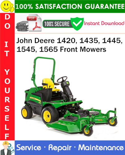 Product picture John Deere 1420, 1435, 1445, 1545, 1565 Front Mowers Service Repair Manual PDF Download ◆