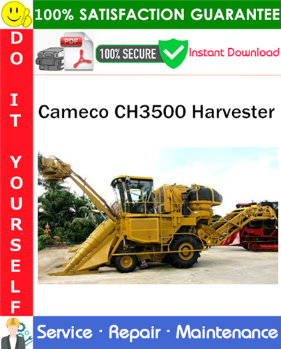 Product picture Cameco CH3500 Harvester Service Repair Manual PDF Download ◆
