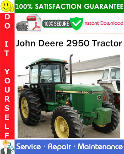 Product picture John Deere 2950 Tractor Service Repair Manual PDF Download ◆