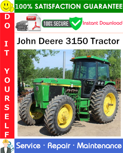 Product picture John Deere 3150 Tractor Service Repair Manual PDF Download ◆