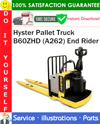 Product picture Hyster Pallet Truck B60ZHD (A262) End Rider Parts Manual PDF Download ◆