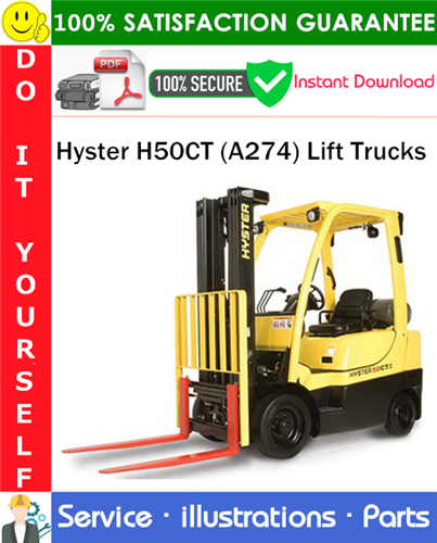 Product picture Hyster H50CT (A274) Lift Trucks Parts Manual PDF Download ◆